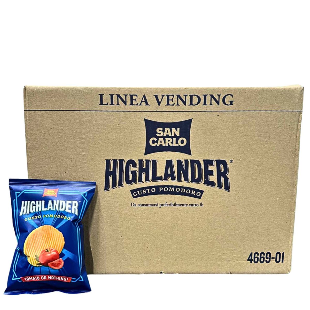 Patatine San Carlo Highlander pomodoro 42 x 25 gr