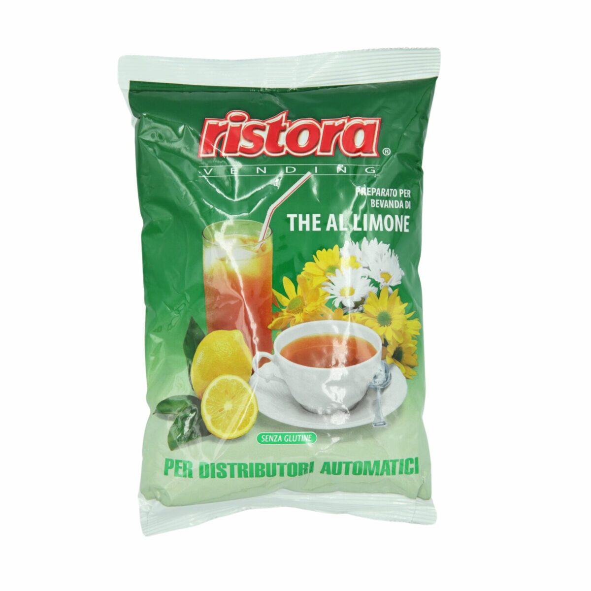 Thè solubile al limone Ristora in busta da 1 kg.