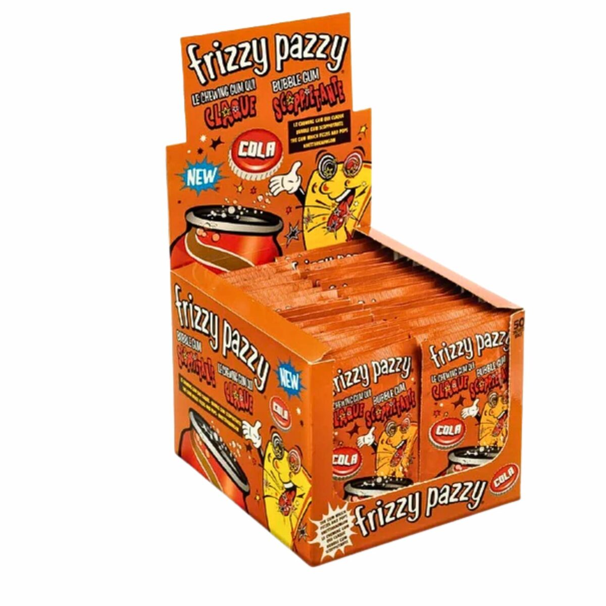 Frizzy Pazzy Cola in confezione da 50 bustine
