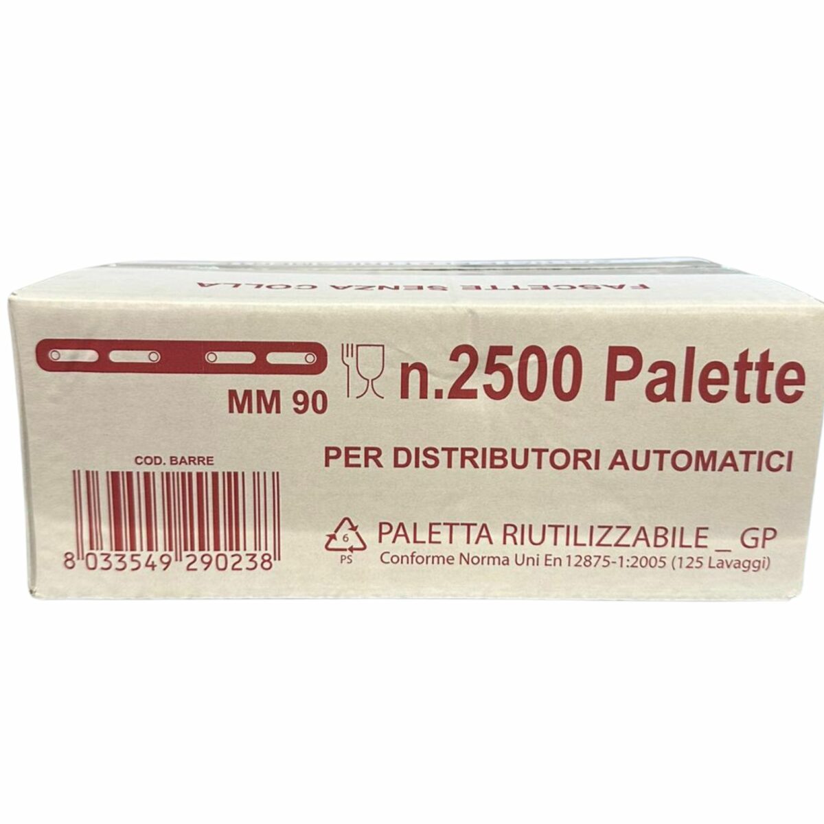 Paletta Giplastic confezione da 2500 pezzi