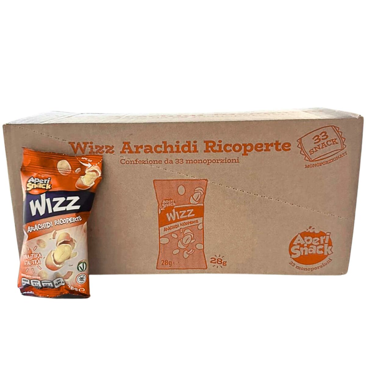 Arachidi Wizz Ricoperte 33 x 28 gr