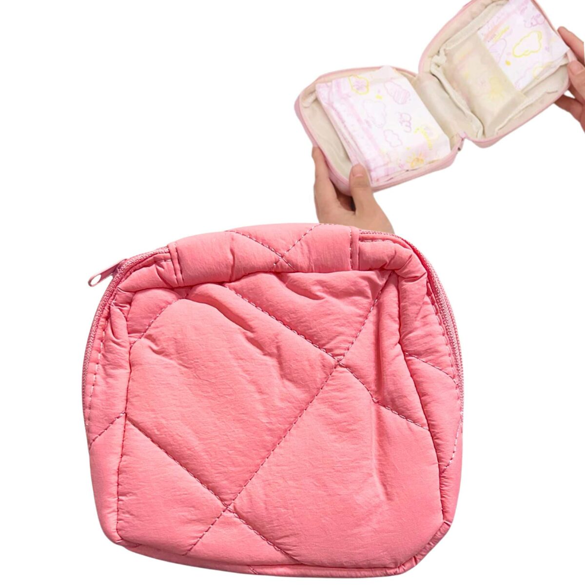 Nuova borsa creativa e alla moda per il trasporto di assorbenti