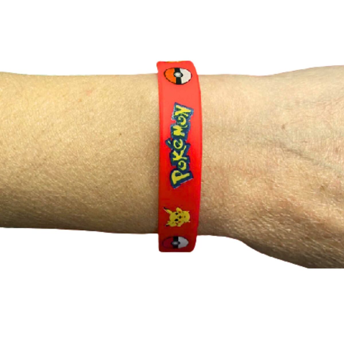 Braccialetti Pokémon, braccialetti in silicone con motivo Pikachu dei cartoni animati