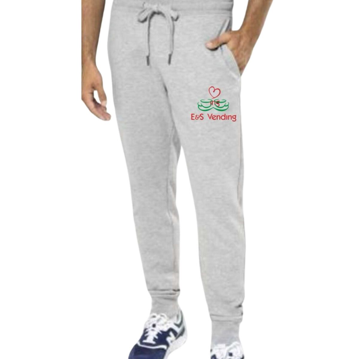 PANTALONE TUTA GRIGIO E&S Vending® logo ricamato taglia XXL