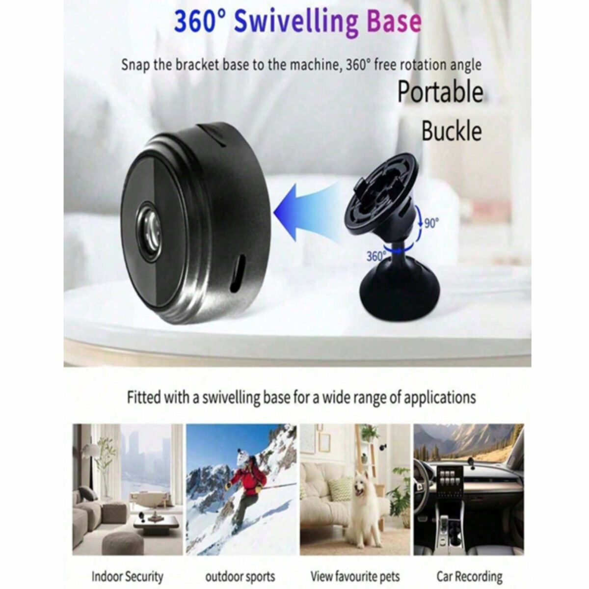 Mini telecamera HD intelligente