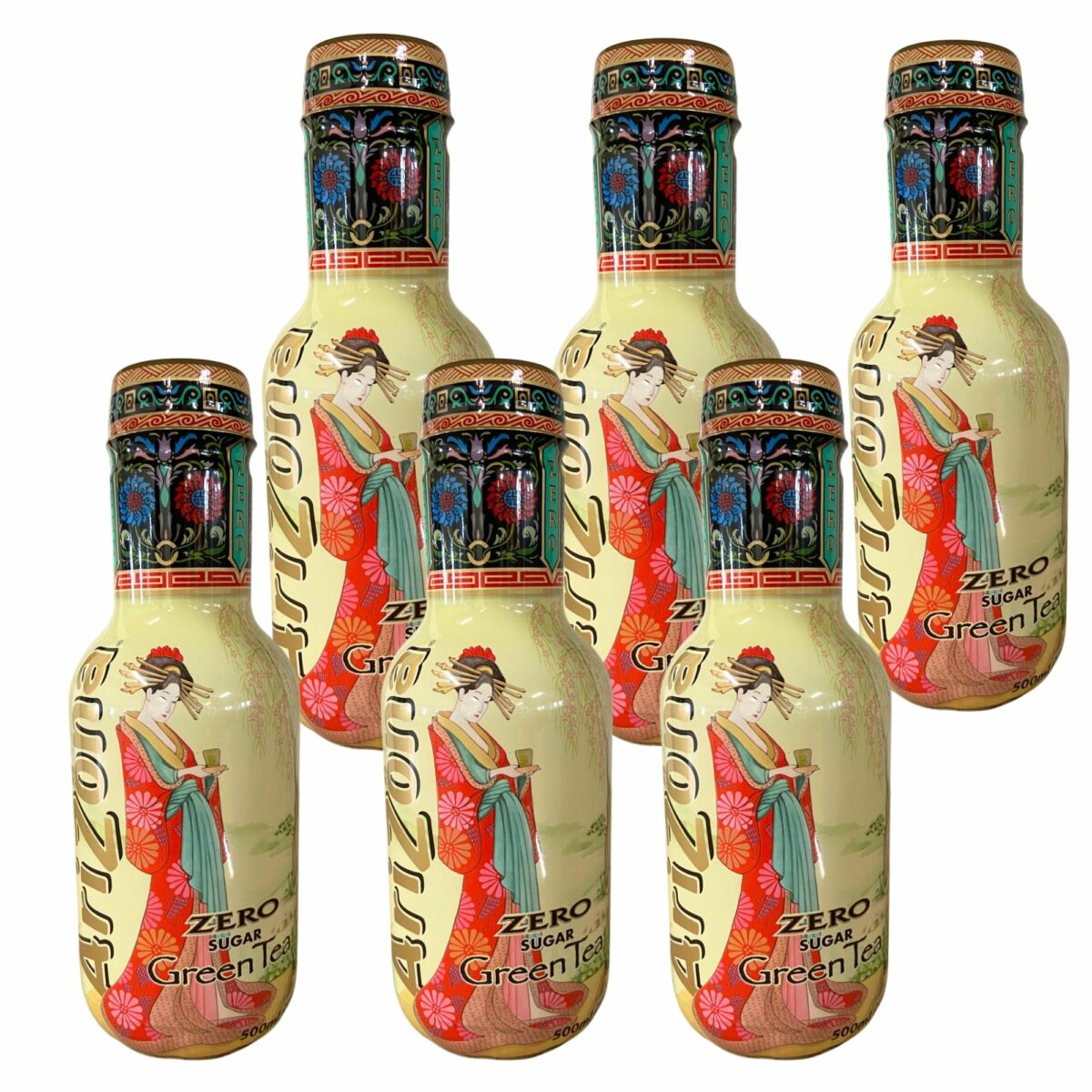Arizona green tea zero 6 X 500 ml