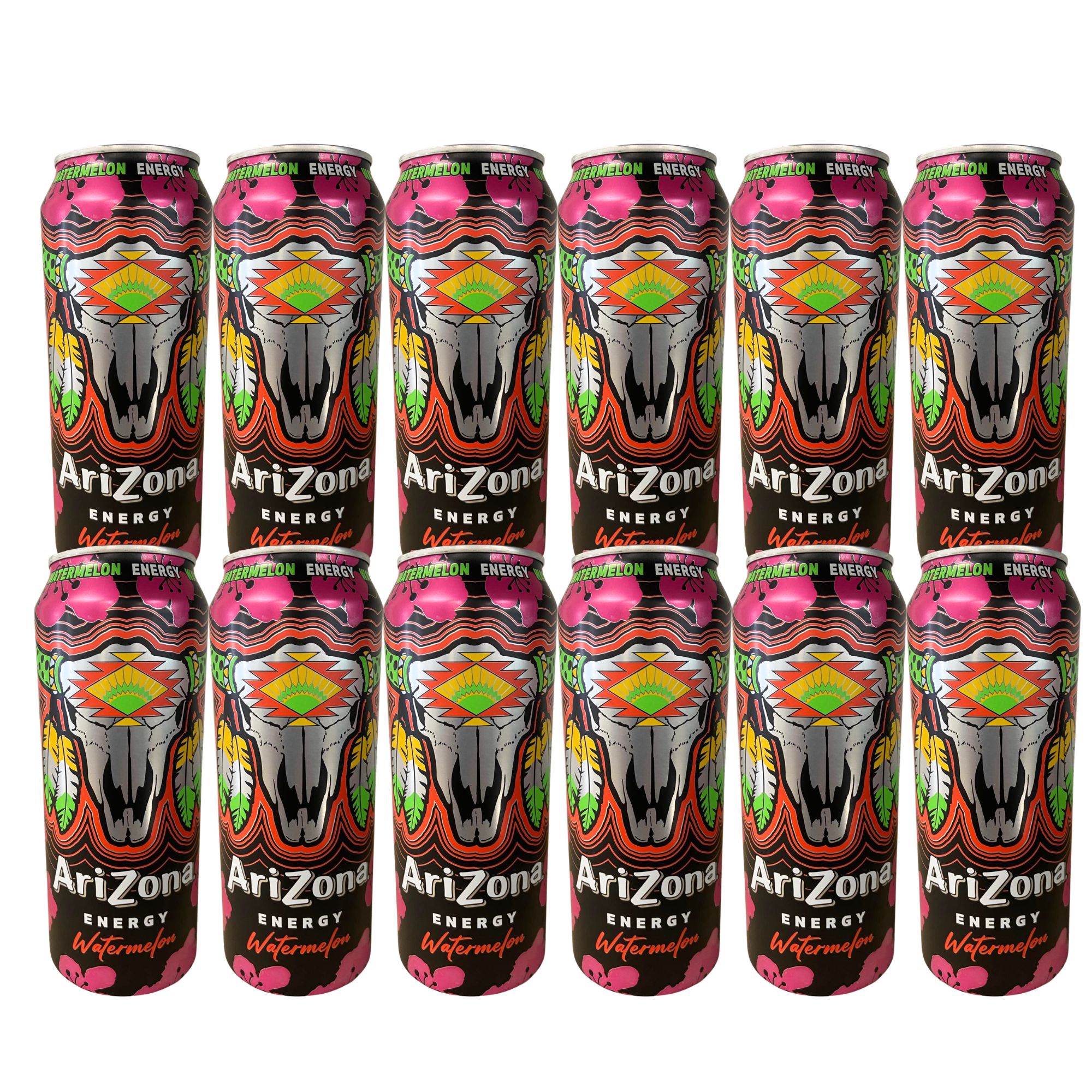 Arizona energy drink watermelon 12 x 500 ml - E&S Vending